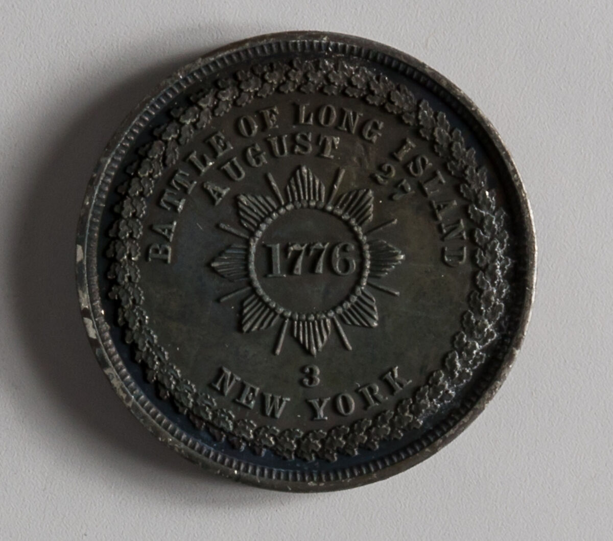 A Centennial Memorial, George Hampden Lovett (1824–1894), White metal, American