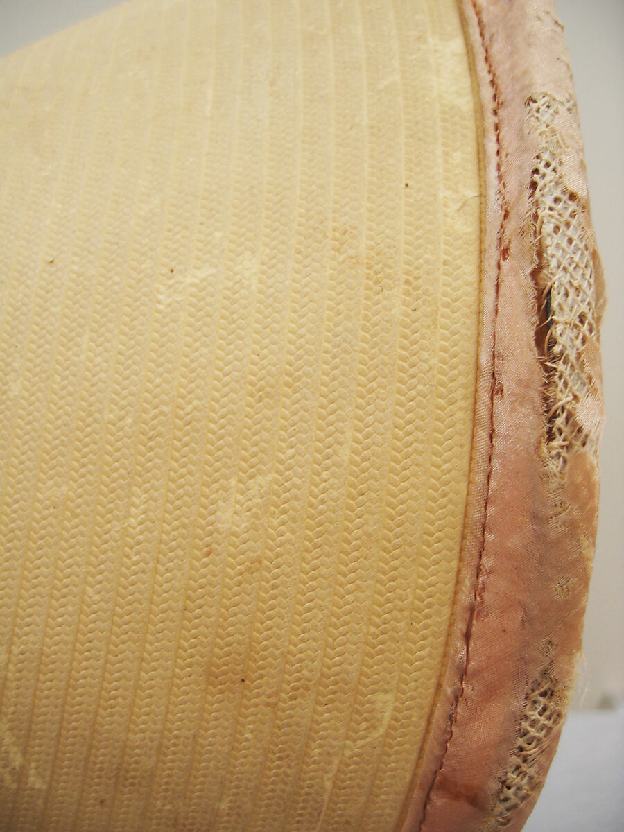 Poke bonnet, paper, silk, American or European