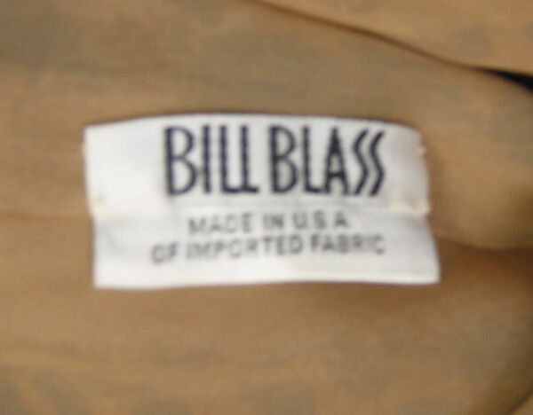 Evening dress, Bill Blass Ltd. (American, founded 1970), silk, American