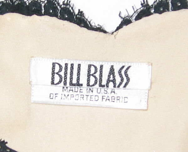 Evening dress, Bill Blass Ltd. (American, founded 1970), synthetic fiber, American