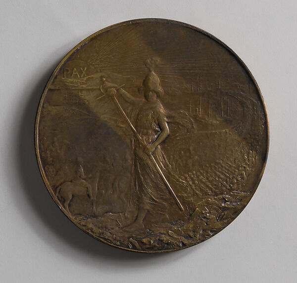 Triumphant Ending of the South African War, Emil Fuchs (American, Vienna 1866–1929 New York), Bronze, American