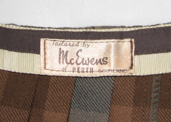 Hunting ensemble, H. Huntsman &amp; Sons (British, founded 1849), wool, leather, British