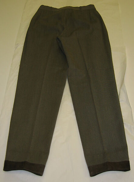 Hunting ensemble, H. Huntsman &amp; Sons (British, founded 1849), wool, leather, British