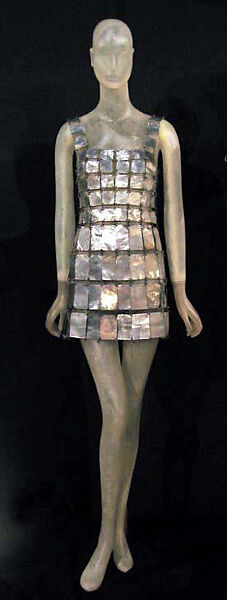 Dress, Paco Rabanne (French, born Spain 1934–2023), metal, French