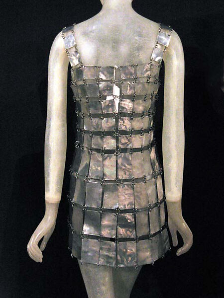 Dress, Paco Rabanne (French, born Spain 1934–2023), metal, French