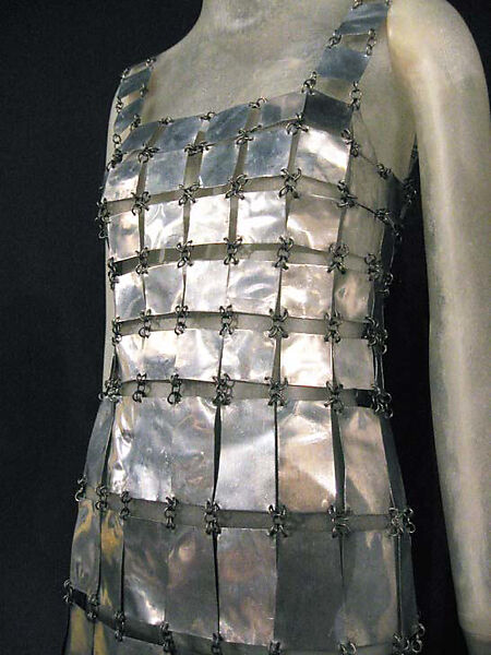Dress, Paco Rabanne (French, born Spain 1934–2023), metal, French