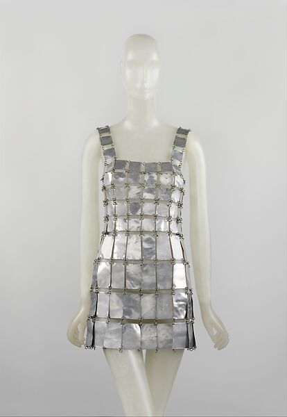 Dress, Paco Rabanne  French, metal, French