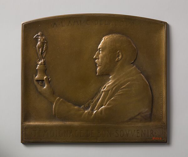Clovis Delacour, Victor David Brenner (American, born Šiauliai, Lithuania (Shavli, Russian Empire) 1871–1924 New York), Bronze, American 
