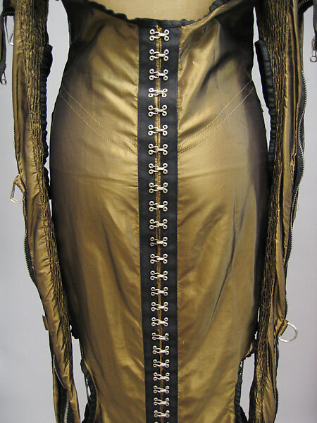 Dress, Jean Paul Gaultier (French, born 1952), synthetic fiber, metal, French