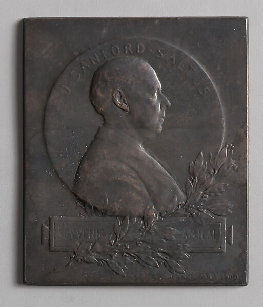 J. Sanford Saltus, Victor David Brenner (American, born Šiauliai, Lithuania (Shavli, Russian Empire) 1871–1924 New York), Copper and silver, American 