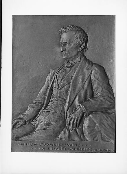 William Maxwell Evarts, Victor David Brenner (American, born Šiauliai, Lithuania (Shavli, Russian Empire) 1871–1924 New York), Bronze, American