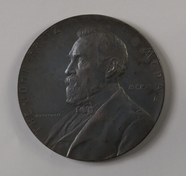 The John Fritz Medal for Scientific and Industrial Achievement, Victor David Brenner (American, born Šiauliai, Lithuania (Shavli, Russian Empire) 1871–1924 New York), Bronze and silver, American 