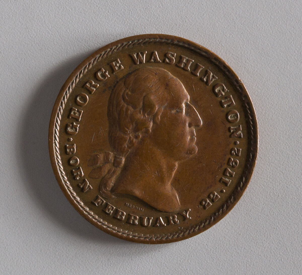 Washington and Franklin, Joseph H. Merriam, Bronze, American 