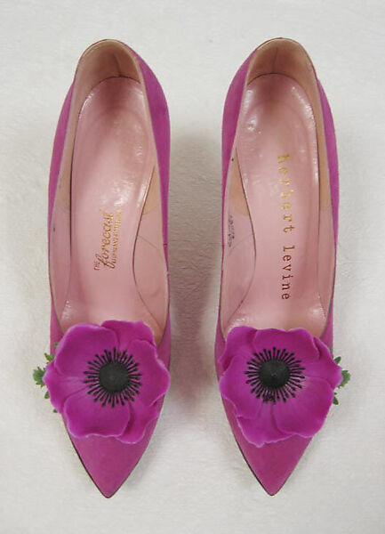 Pumps, Beth Levine (American, Patchogue, New York 1914–2006 New York), leather, synthetic, American