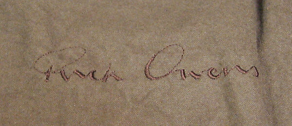 Jacket, Rick Owens (American, born 1961), leather, wool, American