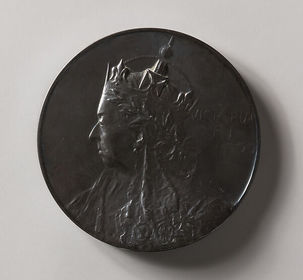 Queen Victoria in the 63rd Year of Her Reign, Emil Fuchs (American, Vienna 1866–1929 New York), Silver, American 