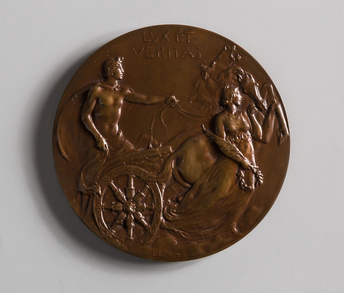 Yale University Bicentennial, Bela Lyon Pratt (1867–1917), Bronze, American 