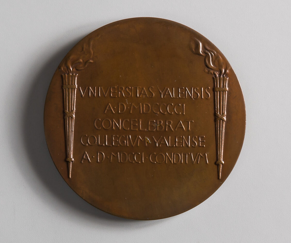 Yale University Bicentennial, Bela Lyon Pratt (1867–1917), Bronze, American