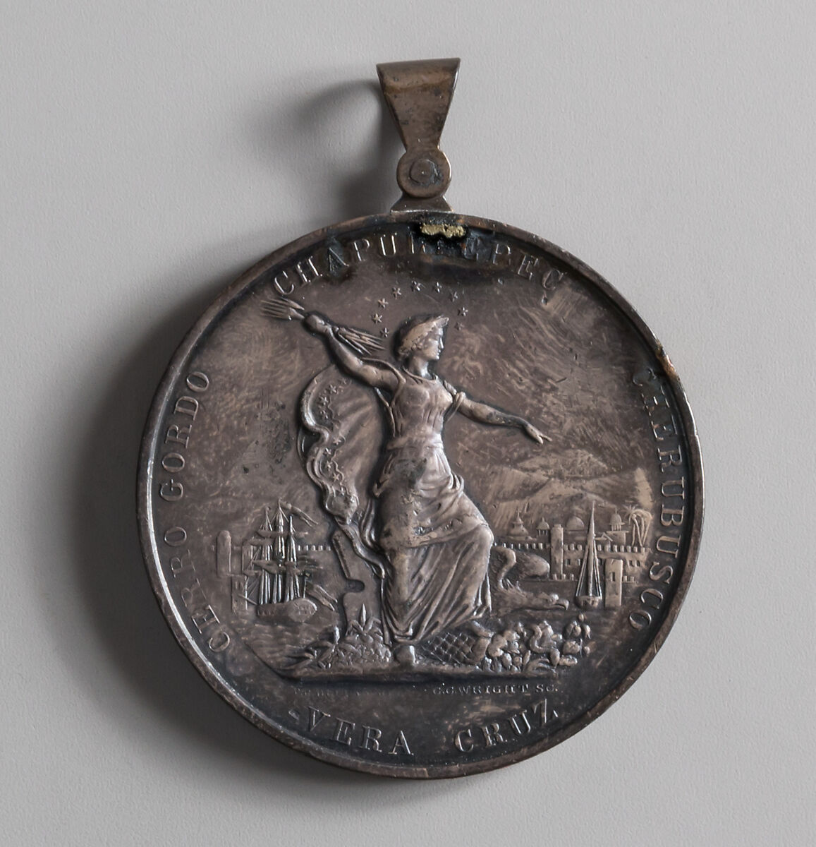 Prescribed by the New York City to the Mexican Volunteers, Charles Cushing Wright, Silver, American 