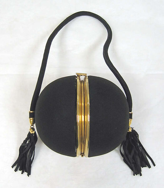 Purse, antelope, metal, French 