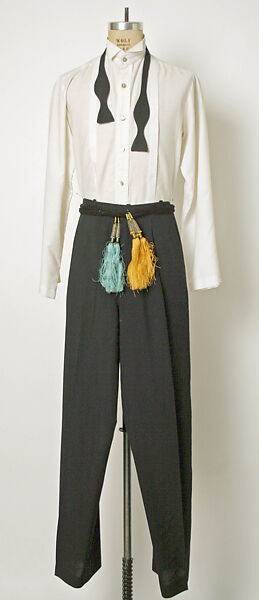 Ensemble, (a–f) E. Russell Bush, silk, cotton, synthetic, American