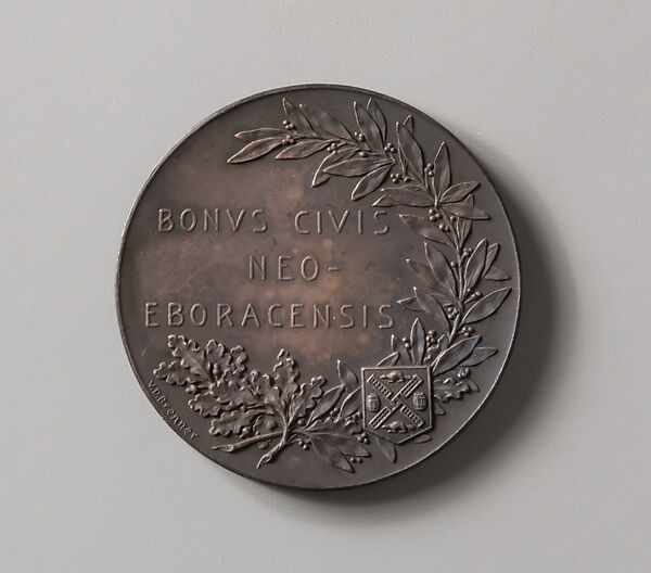 John Wakefield Francis, M.D., Victor David Brenner (American, born Šiauliai, Lithuania (Shavli, Russian Empire) 1871–1924 New York), Silver, American 