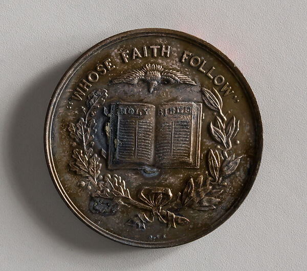 The Landing of the "Pilgim Fathers" at Plymouth Rock, Massachusetts, 1620, J. E. Ellis, Silver, American