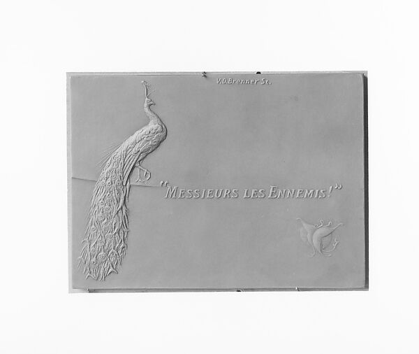 James McNeill Whistler, Victor David Brenner (American, born Šiauliai, Lithuania (Shavli, Russian Empire) 1871–1924 New York), Bronze, American