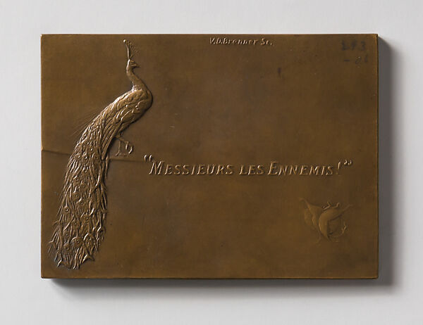 James McNeill Whistler, Victor David Brenner (American, born Šiauliai, Lithuania (Shavli, Russian Empire) 1871–1924 New York), Bronze, American