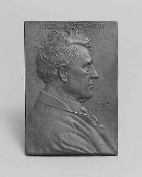 Julian Alden Weir, John Flanagan (American, Newark, New Jersey 1865–1952 New York), Copper, American