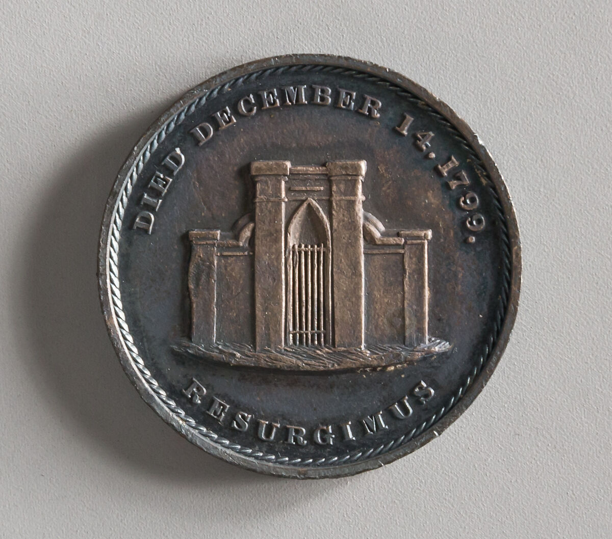 Washington's Tomb, Joseph H. Merriam, White metal, American