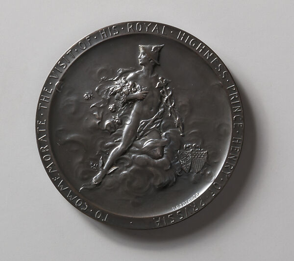Prince Henry of Prussia, Victor David Brenner (American, born Šiauliai, Lithuania (Shavli, Russian Empire) 1871–1924 New York), Silver, American
