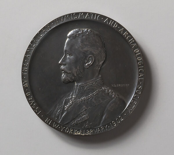Prince Henry of Prussia, Victor David Brenner (American, born Šiauliai, Lithuania (Shavli, Russian Empire) 1871–1924 New York), Silver, American 