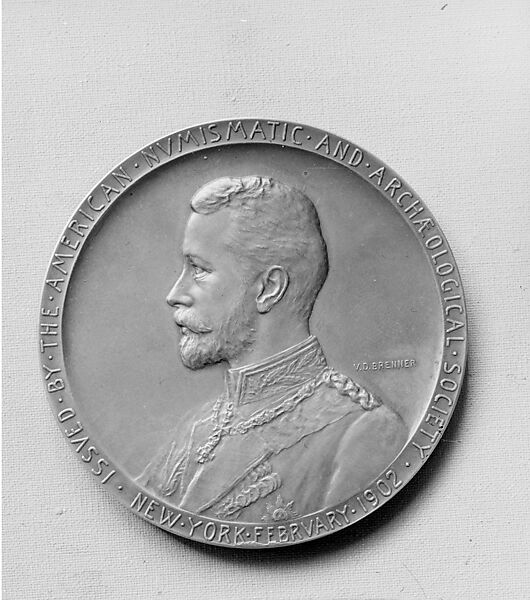 Prince Henry of Prussia, Victor David Brenner (American, born Šiauliai, Lithuania (Shavli, Russian Empire) 1871–1924 New York), Silver, American