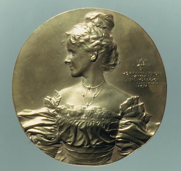 Hortense Lenore Mitchell, John Flanagan (American, Newark, New Jersey 1865–1952 New York), Copper and gold leaf, American