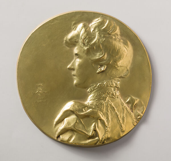 Agnes Lane, John Flanagan (American, Newark, New Jersey 1865–1952 New York), Copper and gold leaf, American 