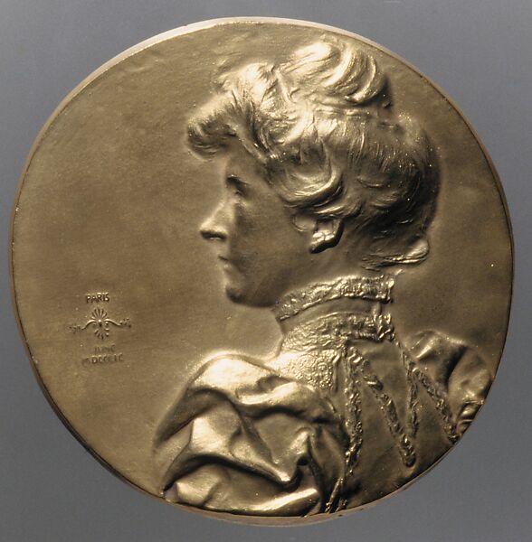 Agnes Lane, John Flanagan (American, Newark, New Jersey 1865–1952 New York), Copper and gold leaf, American