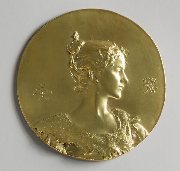 Mabel Clarke, John Flanagan (American, Newark, New Jersey 1865–1952 New York), Copper and gold leaf, American 