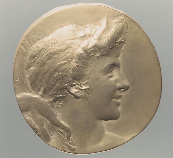 Aphrodite, John Flanagan (American, Newark, New Jersey 1865–1952 New York), Copper and gold leaf, American