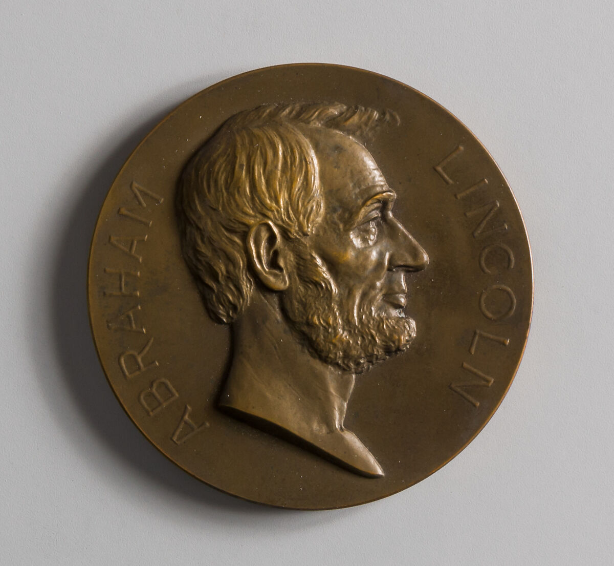 The Lincoln Centenary, George T. Morgan (British, Birmingham 1845–1925 Philadelphia, Pennsylvania), Bronze, American 