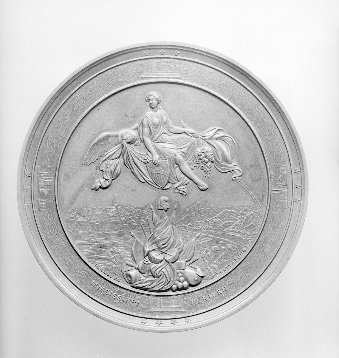 Major General Ulysses S. Grant, Anthony Paquet (1814–1882), Bronze, American