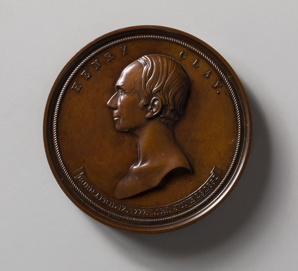 Henry Clay, Charles Cushing Wright, Bronze, American 