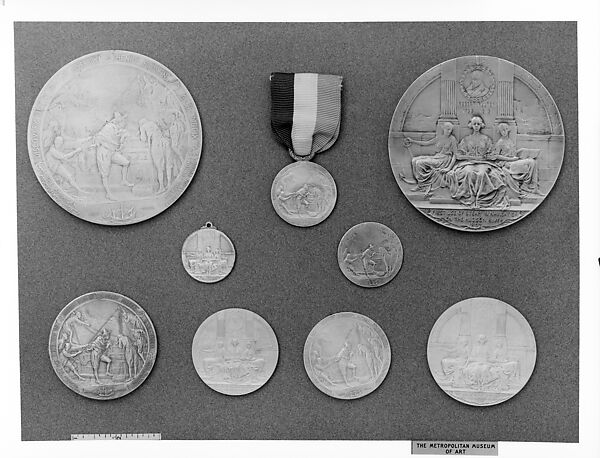 Médaille Commémorative États-Unis 1909 - 300 Ans Hudson-Fulton Celebration, Métal Blanc, Ancienne