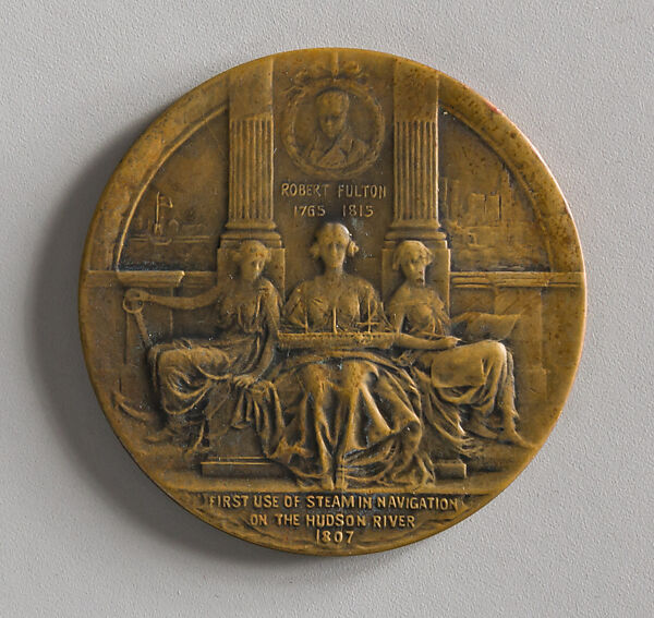 The Hudson-Fulton Celebration, New York, Emil Fuchs (American, Vienna 1866–1929 New York), Bronze, American 