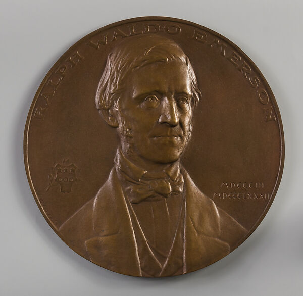 Ralph Waldo Emerson, Victor David Brenner (American, born Šiauliai, Lithuania (Shavli, Russian Empire) 1871–1924 New York), Bronze, American 