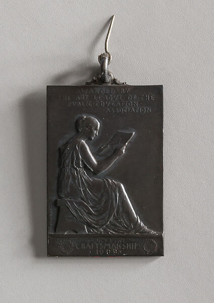 The Art League of the Public Education Association, Victor David Brenner (American, born Šiauliai, Lithuania (Shavli, Russian Empire) 1871–1924 New York), Silver, American 