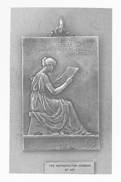 The Art League of the Public Education Association, Victor David Brenner (American, born Šiauliai, Lithuania (Shavli, Russian Empire) 1871–1924 New York), Silver, American