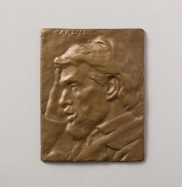 After Whistler's Portrait of Carlyle, Ralph Bartlett Goddard (1861–1936), Bronze, American 
