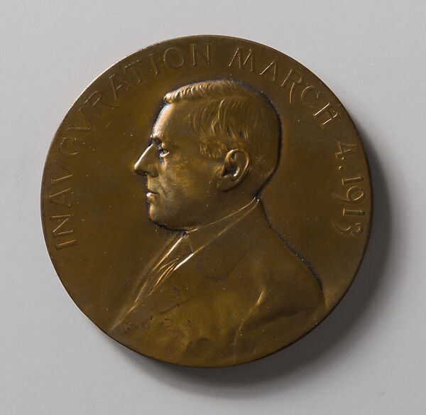Inauguration of Dr. Woodrow Wilson as President, Bronze, American 