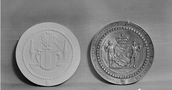 Commemorating the Three-Hundredth Anniversary of the Establishment of the Dutch on Manhattan, J. F. Newman, Bronze, American